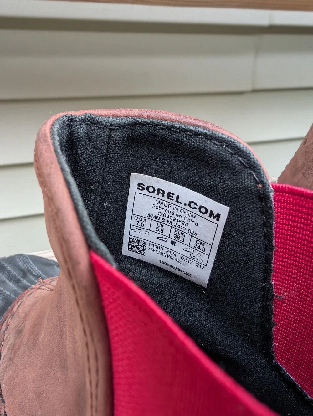 Sorel Out 'N About Chelsea Waterproof Women's Duck Boots Size 7.5
